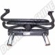 Silencieux d'échappement MOTORSPORT pour moteurs 1300/1500/1600cc avec tubulure simple réchauffeur
