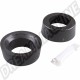 Silentblocs Lisses en Uréthane pour Lame de Torsion Volkswagen, Ø 44,5 mm, Noir, 1947-1959
