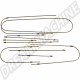 Kit tuyaux rigides de frein Coccinelle VW 1302/1303 avec disques 07/69-12/79