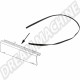 Joint de rail de porte coulissante - Universel - 17 x 10 x 2 mm - 1200 mm - Côté conducteur et côté passager