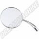 Rétroviseur Porte Gauche Rond Chromé, Style Original VW Coccinelle 12/47-07/67