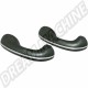 Kit d'Accoudoirs Noirs pour VW Karmann Ghia et VW Type 1, 1952-1967
