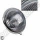 Phare complet chromé avec verre blanc pour VW Type 1 (47-67) et Porsche 356 (50-65)