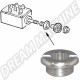 Rosace de Fixation sur Tableau de Bord 14mm pour Volkswagen Coccinelle, Karmann, Combi, Type 3, 181