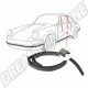 Guide de fenêtre de porte, gauche/droite 911 Coupé 2.0-3.3, 08/68-07/89