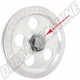 Boulon Chromé de Poulie de Vilebrequin Extra Long 25,4 mm, pour Volkswagen Moteur Type 1/3