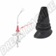 Soufflet de Levier de Vitesses en Caoutchouc 91442490100 pour Porsche 356, 911, 912, 914