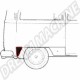 Tole de réparation arches de roue arrière droite partie arrière, Combi Bus T2, 8.67-7.70