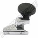 Loquet / verrou de déflecteur côté passager chrome et noir cox,combi,Type3 a partir de 08/67 