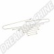Kit de Canalisations de Frein - Réf. 111698655C Coccinelle 1302/1303 avec tambours  9 pièces 