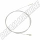 Câble d'Accélérateur pour VW Combi Bay Window T2a (10/68 → 07/71), Moteur 1600cc, Longueur 3670 mm