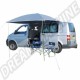 Auvent argenté résistant aux UV 1970-1991 pour voitures classiques et camionnettes.