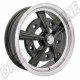 Jante SSP RADAR Noire avec Bord Poli 5 X 205 - 15"