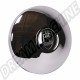 Enjoliveur de roue chromé avec logo Wolfsburg pour Volkswagen Coccinelle (68-79), Karmann Ghia (68-74), Combi (71-79), T25/T3 (80-92), Kombi Brésil (97-2014)
