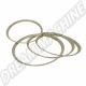Cerclage d'enjoliveur beige pour jantes 5x205 (jeu de 4)