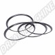 Cerclage d'enjoliveur noir pour jantes 5x205 (jeu de 4)