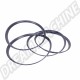 Cerclage d'enjoliveur bleu pour jantes 5x205 (jeu de 4)