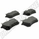 Kit de Plaquettes de Frein pour Étriers Empi avec Frein de Parking, Modèles VW 1946-1977, Réf. 22-2966-0