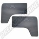 Kit de 2 panneaux de porte avant couleur Noir Combi Baywindow T2 68-79