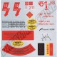 Kit de 17 autocollants pour Volkswagen Coccinelle Type 1, 1.2-1.6, 08/55-12/86