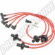 Ensemble de câbles d'allumage 90º Megavolt en rouge, silicone 8mm, adapté aux Cox & Combi avec moteur Type 1