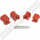 Kit de silentblocs uréthane de barre stabilisatrice avant 12mm pour VW Coccinelle et Karmann Ghia 1950-1979