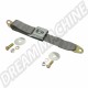 Ceinture de Sécurité Grise 2 Points avec Sigle Wolfsburg pour Volkswagen Coccinelle, Karmann, Combi, Type 3 et 181