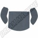 Kit Moquette Tapis de Coffre Arrière Gris Anthracite 34-R1316-407 pour Volkswagen Coccinelle Cabriolet 08.55-07.72