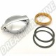 Bouchon à rabat essence style Monza 2" DMMPF-2 - Chrome - Compatible toutes années
