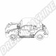 Faisceau Électrique Complet pour Coccinelle Volkswagen 08/1964 à 07/1965 Berline et Cabriolet