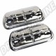 Cache Culbuteurs Chromés (Paire avec Clips et Joints) pour Moteur Volkswagen aircooled Type1 et T25