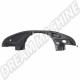 Tôle derrière moteur côté cloche de boîte noire (Réf : AC119510)