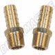 Jeu de raccords pour système d'huile, mâle 3/8 pouce avec raccord de tuyau 1/2 pouce, 2 pièces, montage 00-9212-0
