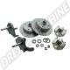 Kit frein avant à disques 4x100 percés + fusées décalées, Coccinelle 1200/1300 65->, Réf. : 71302