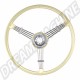Volant Banjo ivoire Flat4 de 40cm pour Volkswagen Vintage et Porsche 356A