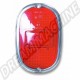 Cabochon de Feu Arrière Hella Modèle US Rouge pour VW Combi 1961-1971 & Type 181/Kübel