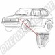 Tôle de réparation de l'aile avant gauche pour Golf Mk1, Caddy et Jetta