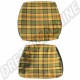 Kit housses de siège Jaune pour 1 siège avant - Assise et dossier avec dos fermé - T2 Bay 08/1974-->07/1979 - Ref 231885253YE