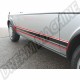 Autocollant Noir Mat pour Bas de Portes - Convient pour VW Golf 1 et 2, GTi, Jetta I et Jetta II