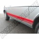 Bandes Décoratives Latérales Rouges Convient pour VW Golf 1 et 2, GTi, Jetta I et Jetta II