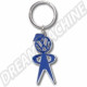 Porte-Clés Mister Bubble Volkswagen Argent et Bleu (27.5x12.5x2.3 mm)