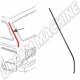 Baguette plastique sur pilier devant porte avant Droite pour VW T3 1980-1992