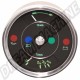 Jauge Combinée VDO Série 356 V519848: Niveau de Carburant / Température d'Huile, Style Porsche 356