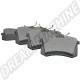 Jeu de plaquettes de frein arrière 15,20 mm pour VW Golf/Jetta GTI, 16V, G60