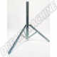 Pied de Table Tripode Pliant en Acier Westfalia DM9401, Hauteur 63 cm, Pour Table Extérieure