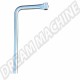 Pied de Table Avant Plus Haut Westfalia DM9760 pour Camping-Car T25 Westy, Acier, 35mm de Diamètre