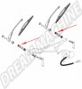 Écrous Axe d'Essuie-Glace, Porsche, Volkswagen, Compatible, Taille M12 x 1,0, Coccinelle, Ghia, Combi, Type 3, Type 181, 311955243A