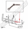 Bras de Torsion Supérieur Gauche sans Rotule Reconditionné : Coccinelle 1966-1979, Karmann Ghia 1966-1974, Coccinelle Cabrio 1966-1970